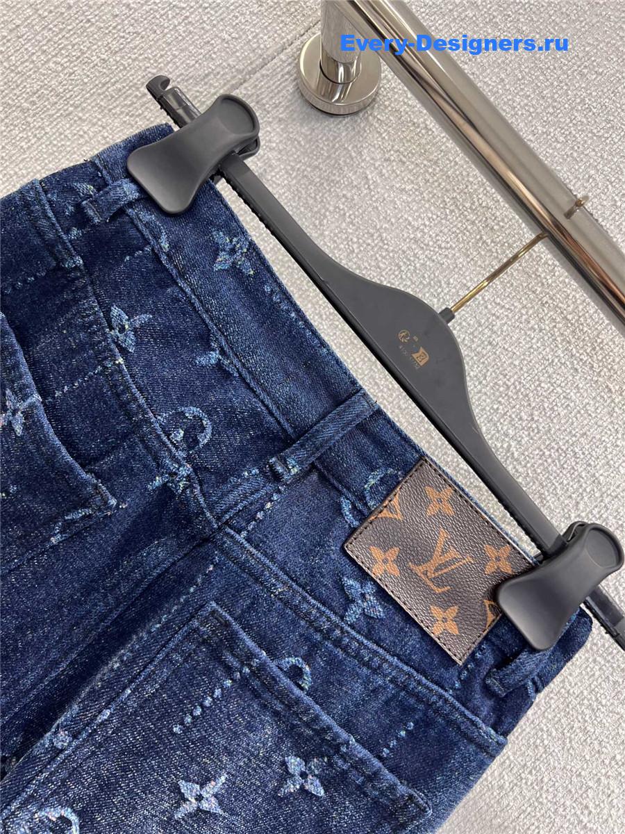 l0vis Vvtt0n monogram straight leg jeans