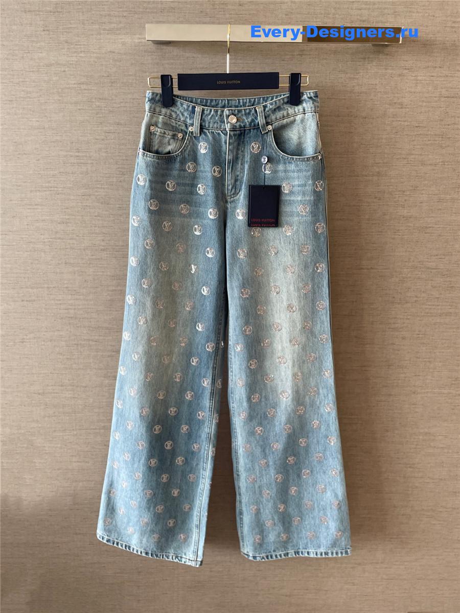 l0vis Vvtt0n signature sequin boot-cut jeans