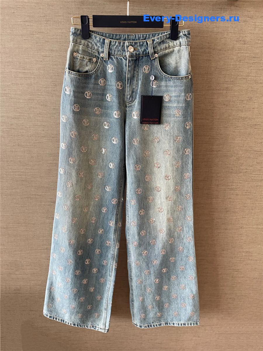 l0vis Vvtt0n signature sequin boot-cut jeans