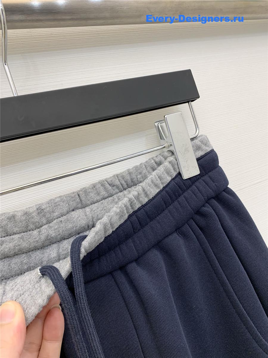 L0ew* anagram navy cotton jogging pants