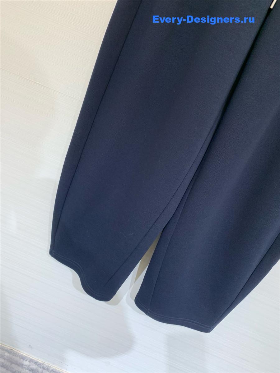 L0ew* anagram navy cotton jogging pants