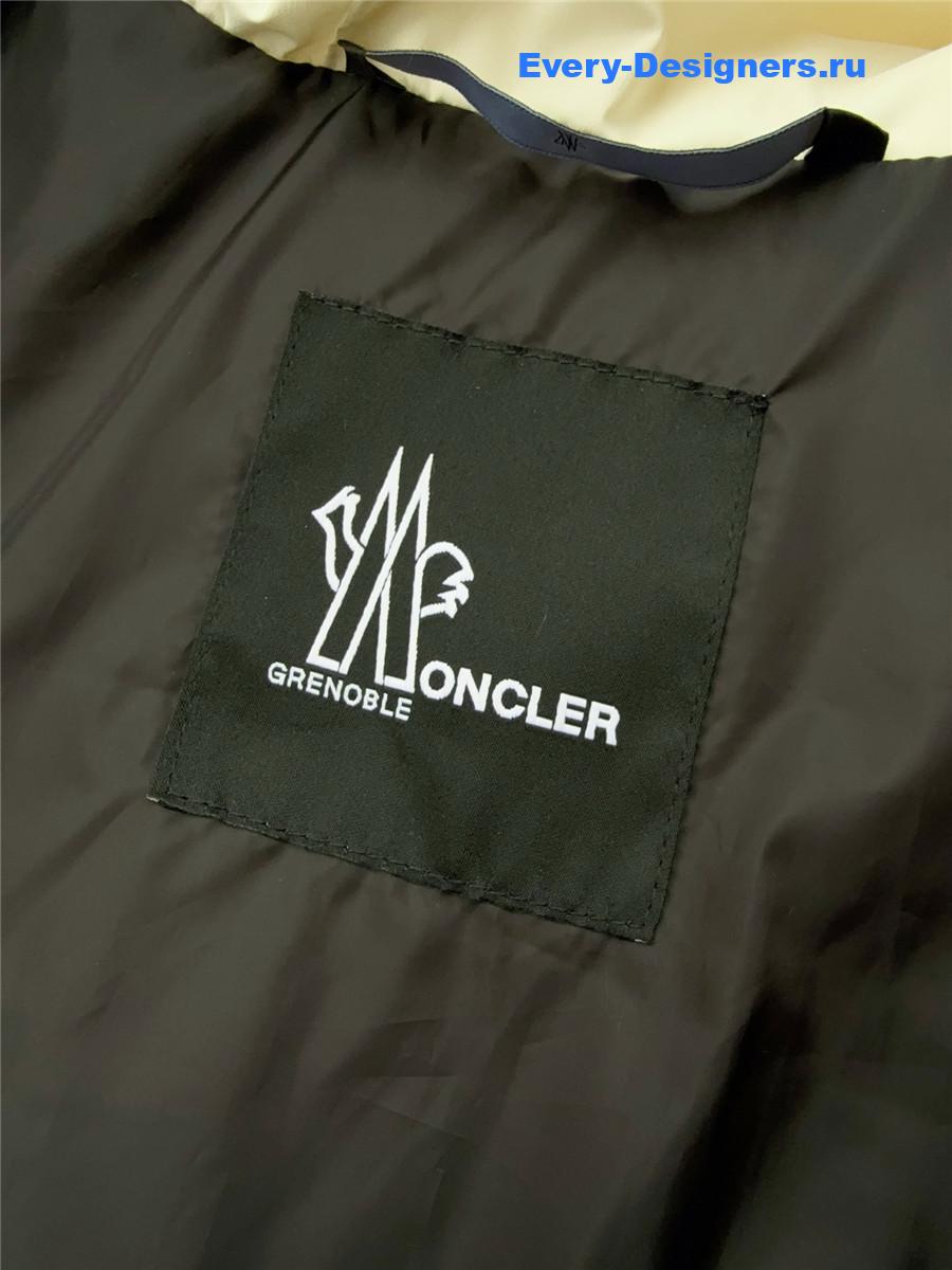 Moncler White Ivory Wollemi Hooded Down Ski Jacket