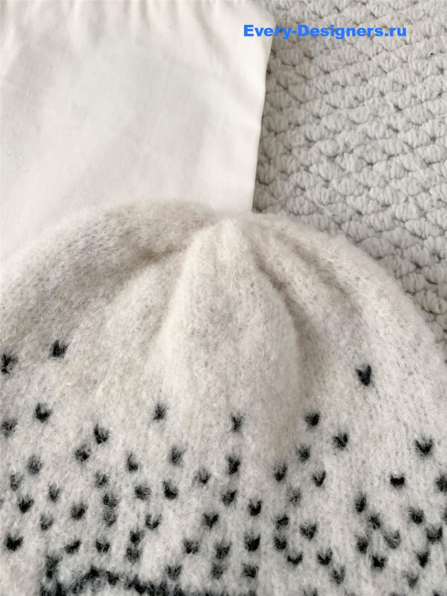 Ch**el black white gradient hat