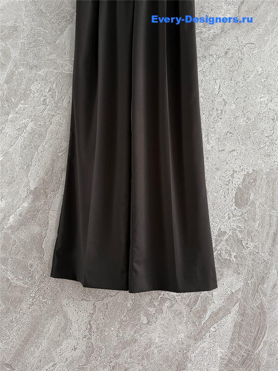 L0ew* black loose leg trousers