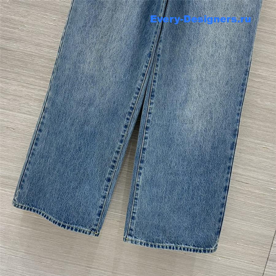 l0vis Vvtt0n loose fit sequined wide leg jeans