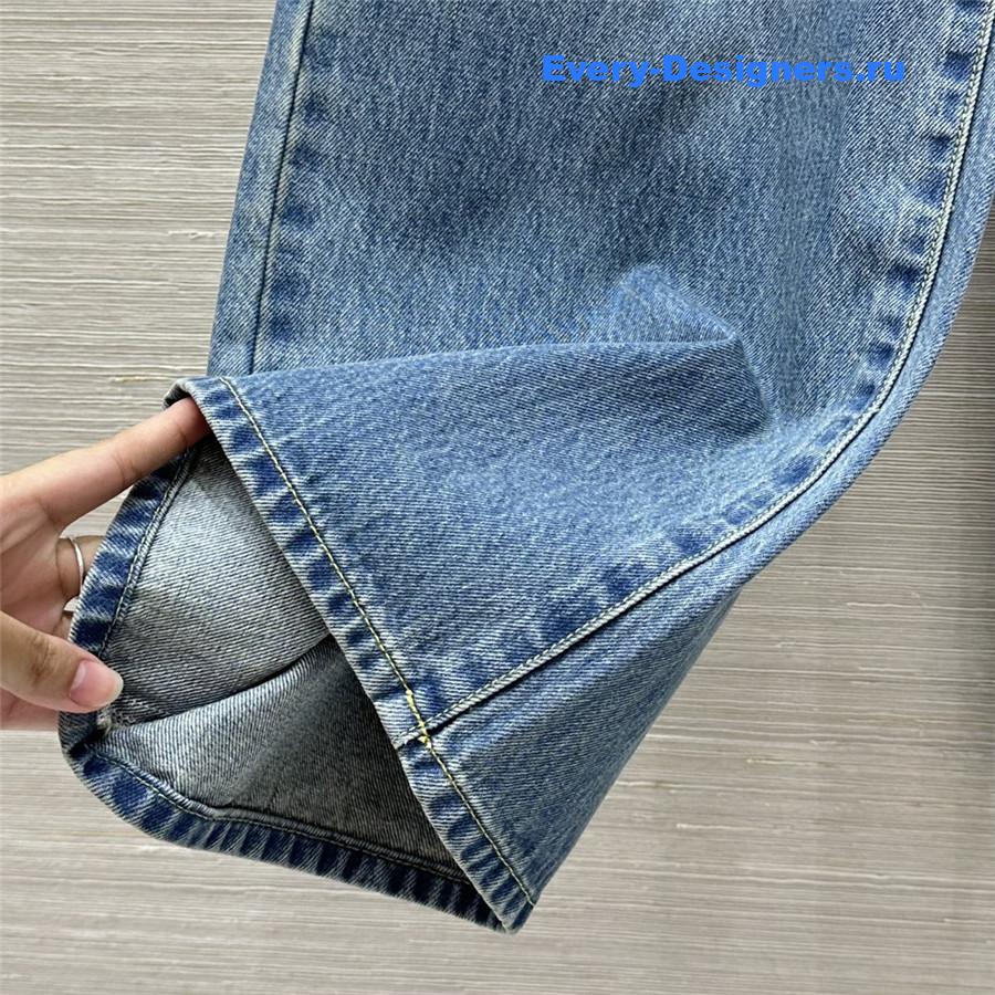 l0vis Vvtt0n loose fit sequined wide leg jeans