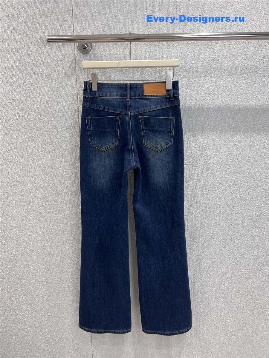 L0r0 P1ana blue flared jeans