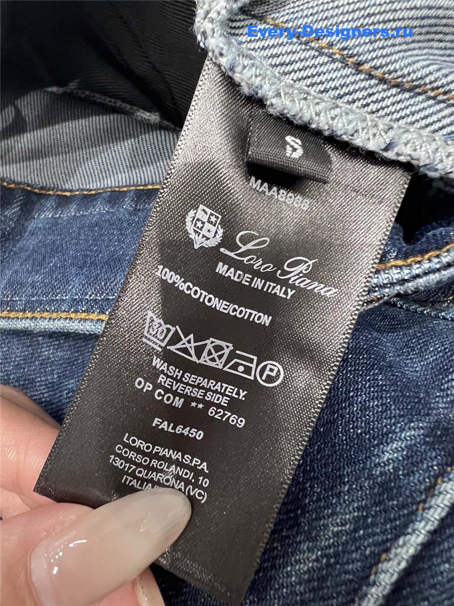 L0r0 P1ana blue flared jeans