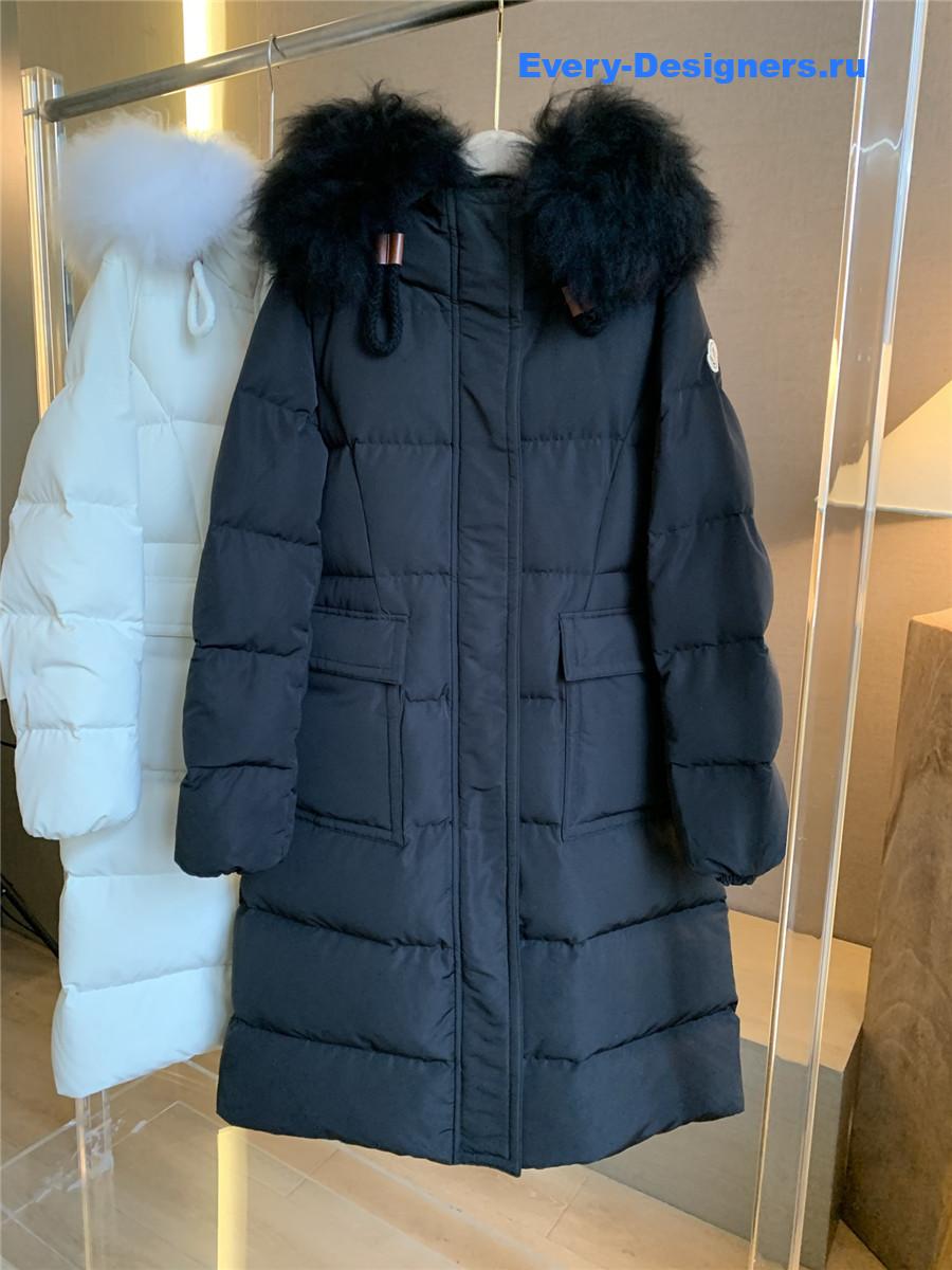 Moncler Ruvuma Black Long Down Jacket