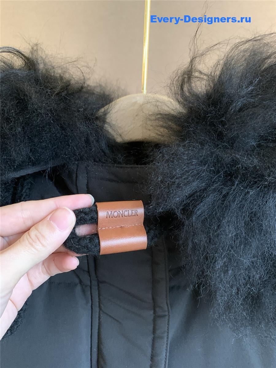 Moncler Ruvuma Black Long Down Jacket