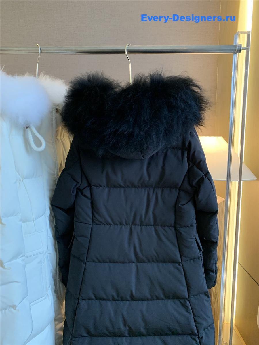 Moncler Ruvuma Black Long Down Jacket