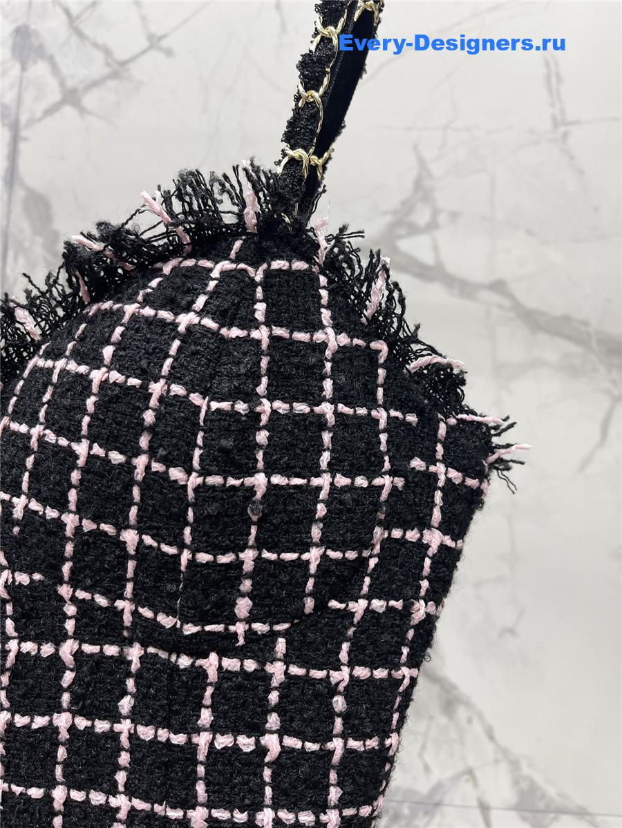 Balmain Fringed Tweed Bustier Minidress