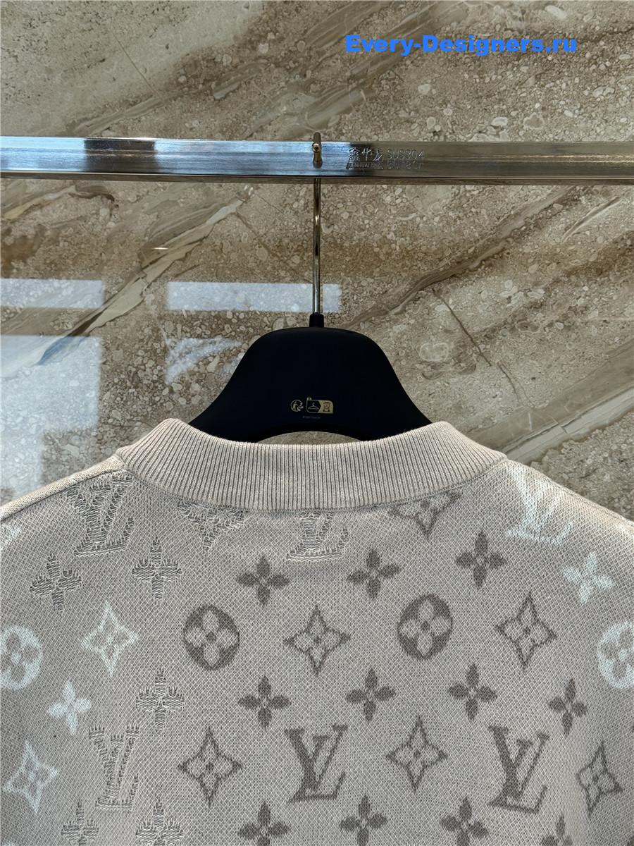 l0vis Vvtt0n monogram beige gradient t-shirt